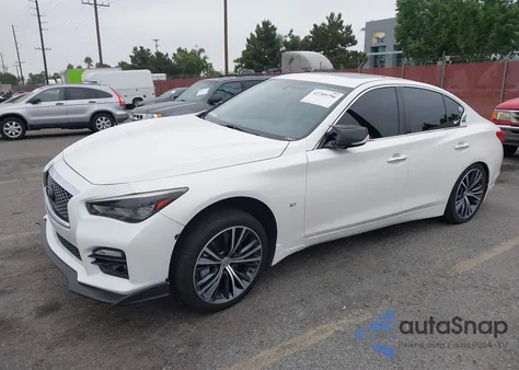 2015 Infiniti Q50 Premium/Sport из США, поврежденный, VIN JN1BV7AP2FM347607